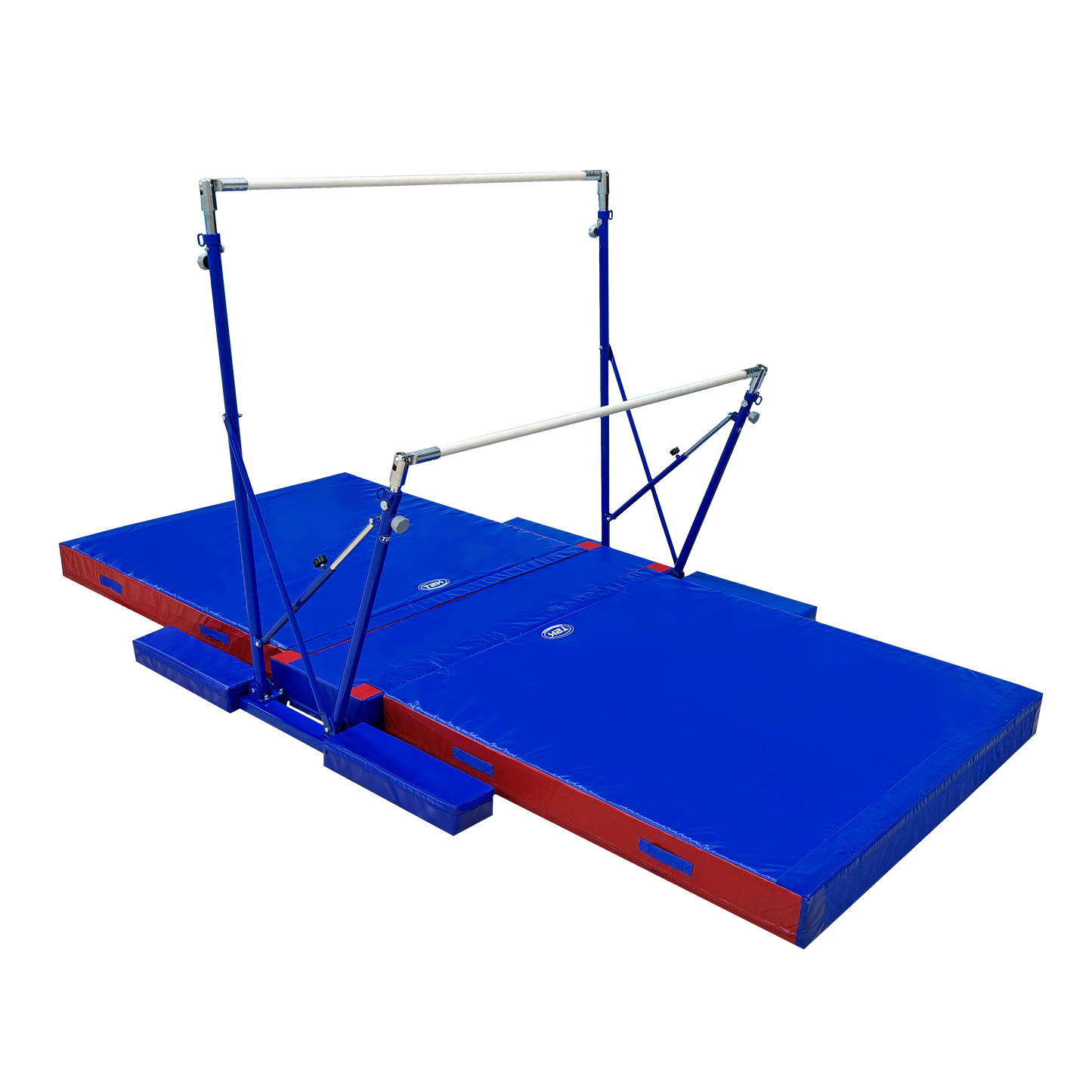 Freestanding Asymmetric Bars (No Cables Needed)